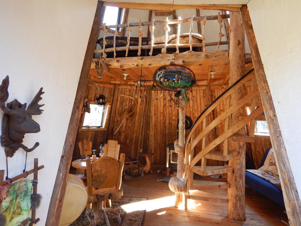Aux Tipis De La Riviere Sauvage Villa Saint Romain Eksteriør bilde